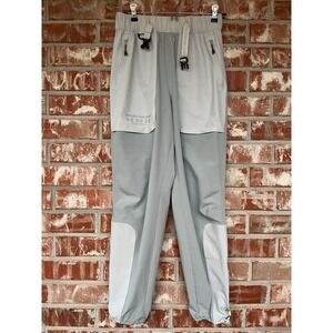 Under Armour UA Run Trail Pants Joggers S Two Tone Gray Cargo Pockets No Permit